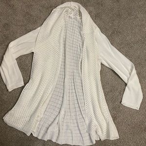 Womens White Cardigan